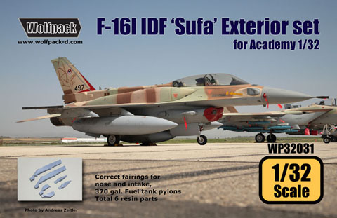 F-16I IDF 'Sufa' Exterior set (Academy) WP32031