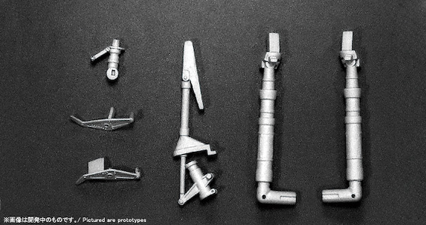 A1H Skyraider US Navy Metal Landing Gear sws03-M02