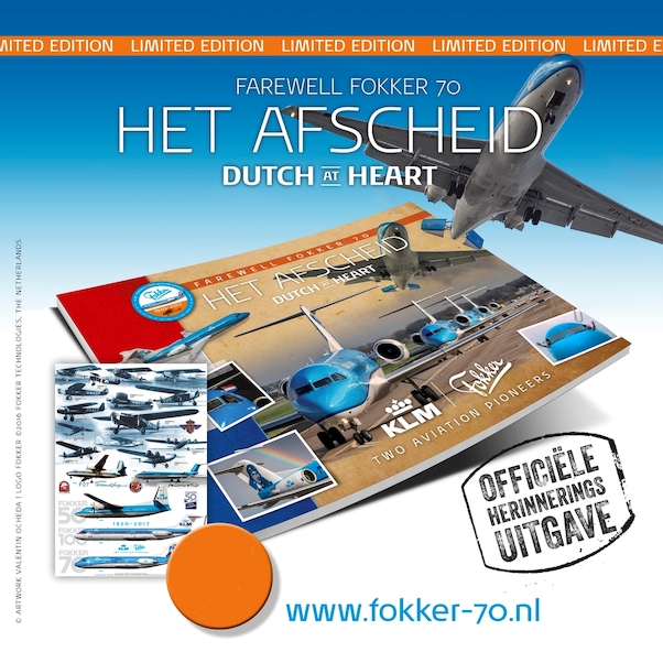 Het afscheid Dutch at Heart: Fokker 70 9789082466621