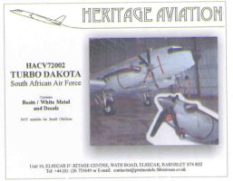 C47TP Turbo Dakota (South African Air Force) HACV72002
