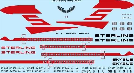 Boeing 727-200 (Sterling) 144-521