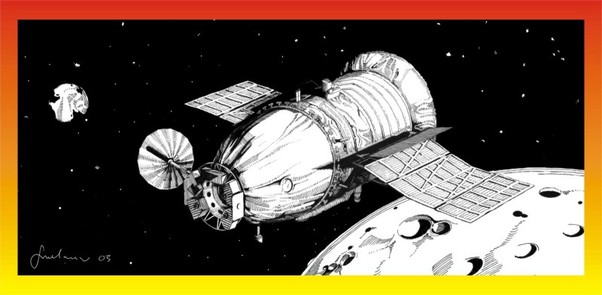 Zond Spacecraft (7K-L1) - Soviet Manned Lunar Spacecraft NW020