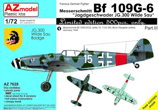 Messerschmitt Bf109G-6 'JG 300 Wilde Sau', Pt.III az7628