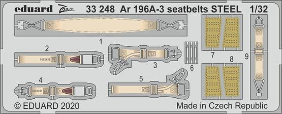 Detailset Arado AR196A-3 Seatbelts (Revell) E33-248