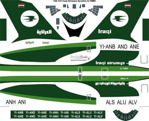 Ilyushin IL76 (Iraqi Airways) 144-131