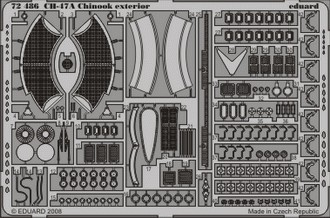 Detailset CH47A Chinook Exterior (Trumpeter) E72-486