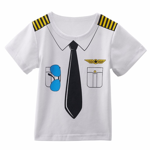 Toddler Pilot shirt and short 2 years  BABY PILOT 2T (110)