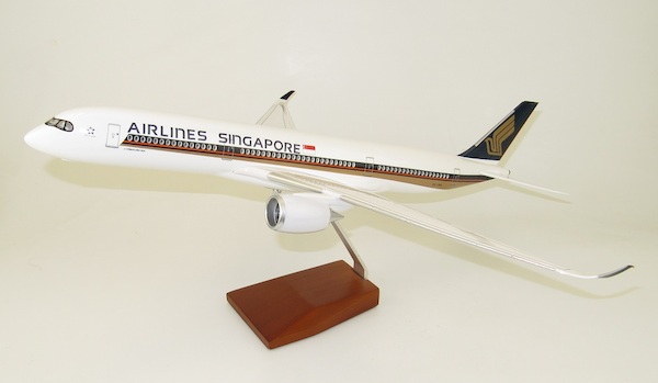 Airbus A350 Singapore Airlines with cockpit and cabin LED lighting LED350-SQ-C