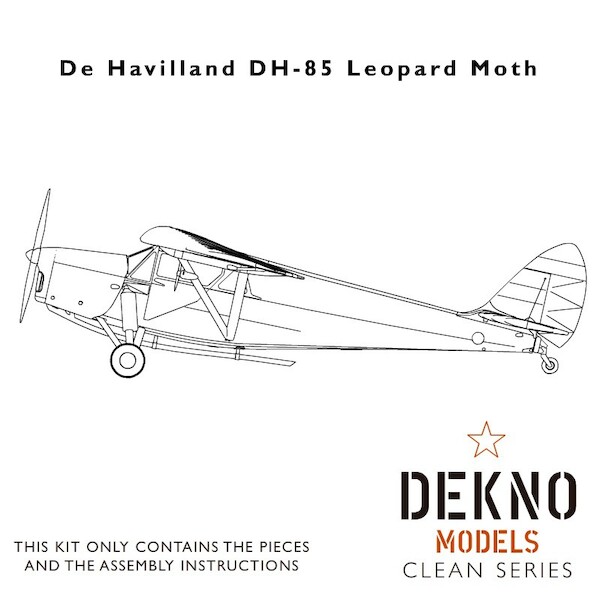 De Havilland DH-85 Leopard Moth (No Decals!) CS.721000