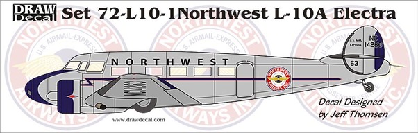 Lockheed L10 Electra (Northwest) 48-L10-1