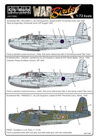 Short Sunderland MKI (RAF) KW172091