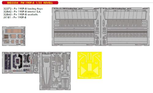 Detailset Focke Wulf FW190F Part 1(Revell) BIG3354