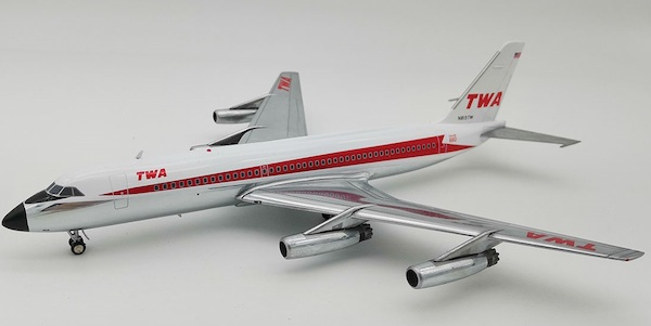 Convair CV880 (TWA Trans World Airlines) N815TW Polished With Stand IF880TW0119P