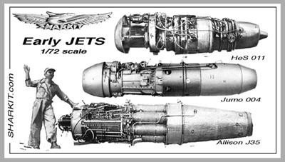 Early jet engines set jetengines