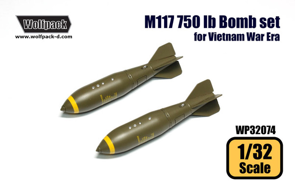 M117 750LB Bomb Set (2x) WP32074