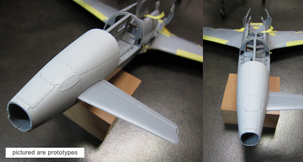 Kyushu J7W1 Shinden Early Stage Cowling SWS01-M02