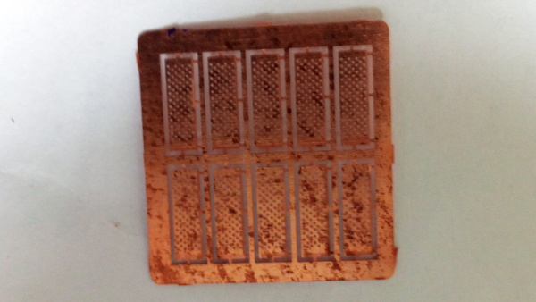 Universal photo-etched mesh for machine guns CMDA7204