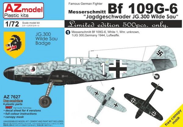 Messerschmitt Bf109G-6 'JG 300 Wilde Sau' AZ7627