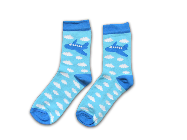 Pair of aircraft socks for children SOK-0237