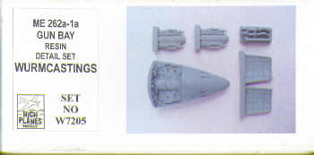 Messerschmitt Me262A-1a Gun bay (Revell) W7205