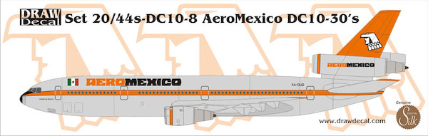 DC10-30 (AeroMexico Delivery Colors) 44-DC10-8