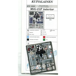 Detailset Finnish MiG-21F Fishbed interior (Trumpeter) KPE32003