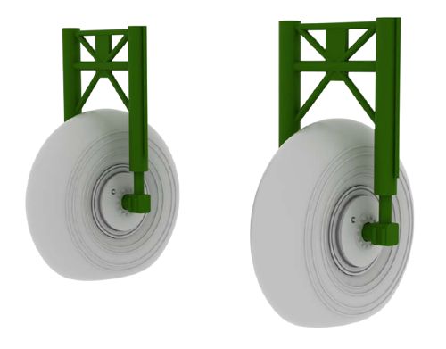 Beaufighter MKX Wheels (Airfix) E672075