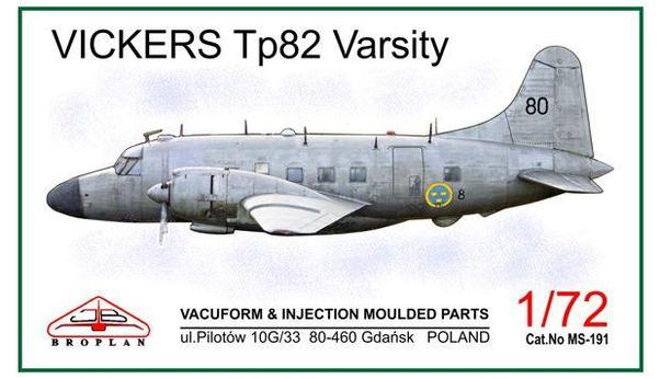 Vickers Tp82 Varsity (Swedish Air Force) MS-191