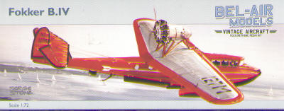 Fokker B.IV (Some last stock found and final ones delivered today!) Belair72-1