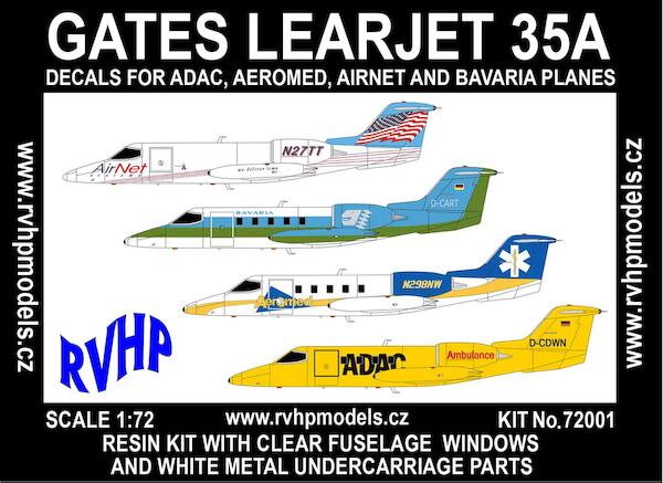 Gates Learjet 35A (ADAC, Aeromed, AirNet, Bavaria) - Reissue! RVH72001