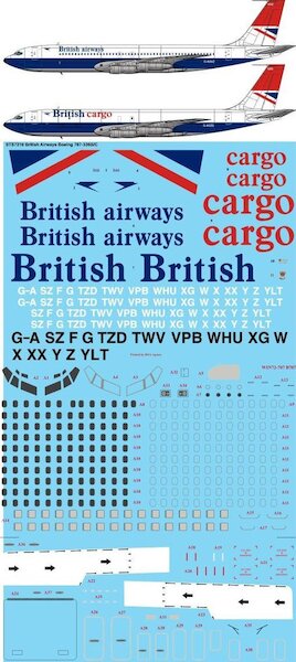 Boeing 707-336B/C (British Airways Cargo) sts7210