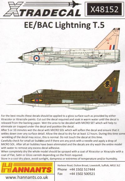 BAC/EE Lightning T.4 X48152