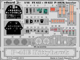 Detailset P40E/K Interior Self Adhesive (Italeri) FE652