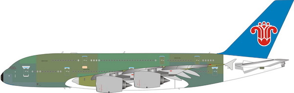 Airbus A380 China Southern F-WWAM Primer Color 11671