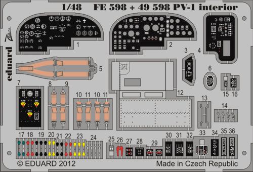 Detailset PV1 Ventura Interior (Revell) E49-598