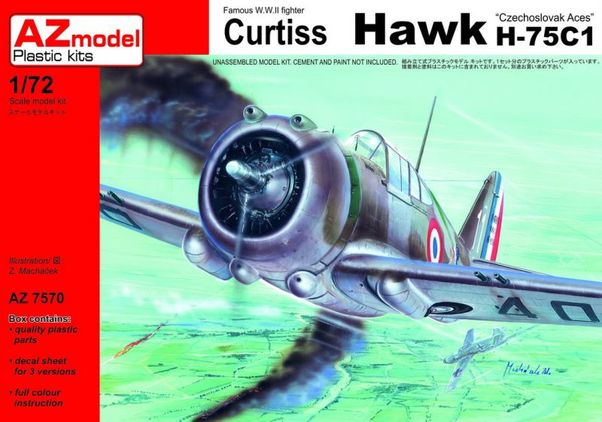 Curtiss Hawk 75A-3 Czechoslovak Pilots AZ7570