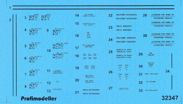 Supermarine Spitfire Stencils - Merlin Powered 320347