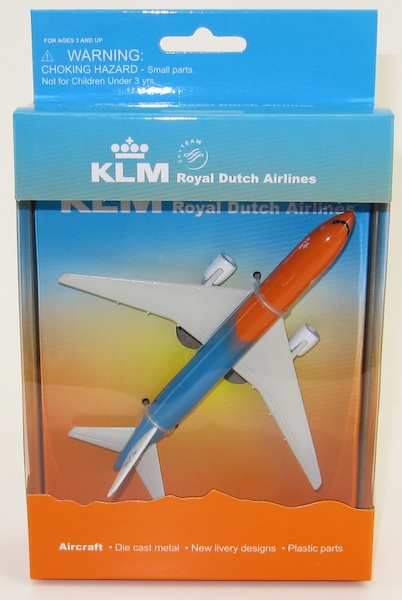 Single Plane for Airport Playset (Boeing 777 KLM Orange Pride) 222000