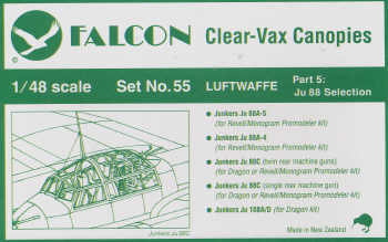 Luftwaffe Canopies Part 5 (Ju88-Ju188 Selection) VAX55