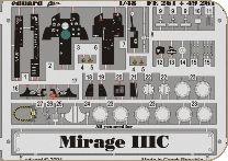 Detailset Mirage IIIC/CJ (Eduard) FE261