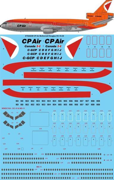 Mc Donnell Douglas DC10-30 (CPAir) sts44249