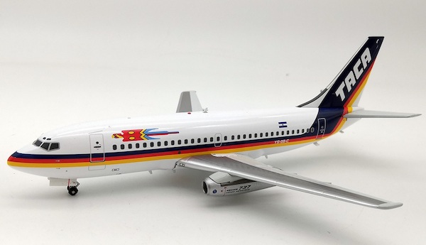 Inflight 200 IF732TA0719 1/200 TACA AIRLINES Boeing 737-200 YS-08-C avec support 