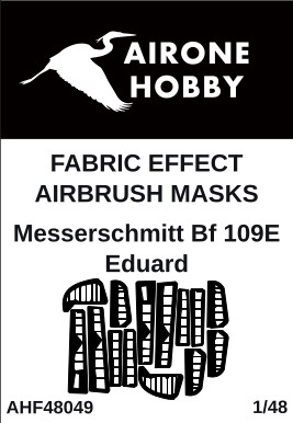 Fabric Effect Airbrush Masks Messerschmitt BF109E (Eduard) AHF48049