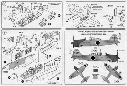 Mitsubishi A6M2-K Zero Conversion CMKA7023