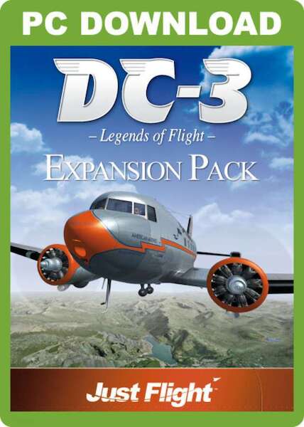 DC-3 Legends of Flight Expansion Pack (download version FSX) J3F000035-D