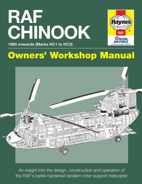 RAF Chinook Manual, 1980 onwards (Marks HC1 to HC6) 9780857334015