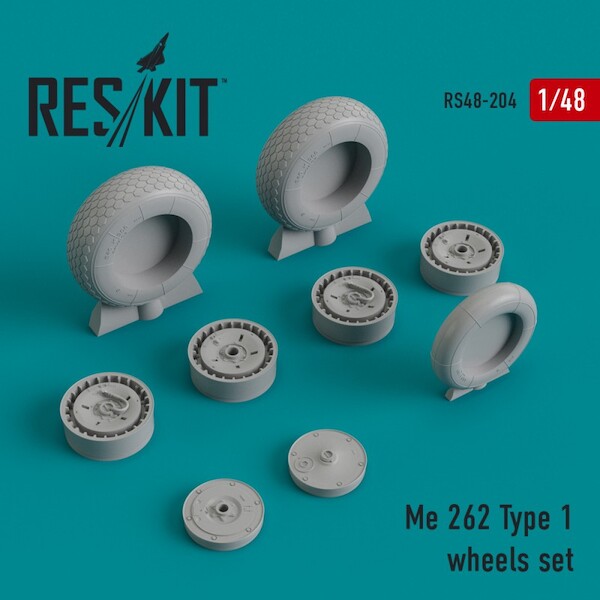 Messerschmitt Me262 type 1 Wheel Set RS48-0204