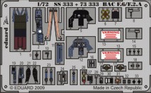 Detailset BAC Lightning F6/F2A - self adhesive (Trumpeter) SS333