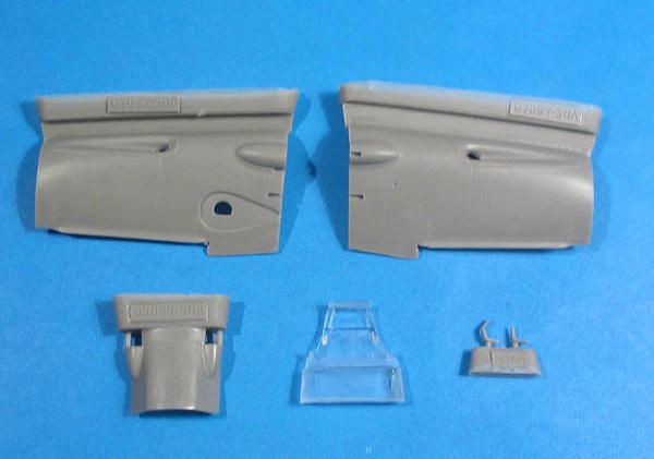 Messerschmitt Bf109F-2 Galland Correction set (Zvezda) VDS48040
