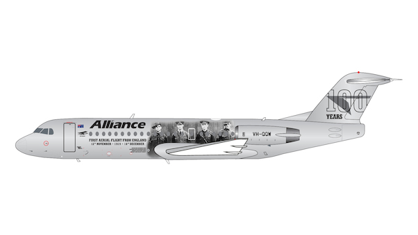 Fokker 70 Alliance Airlines VH-QQW